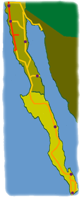 Map of route