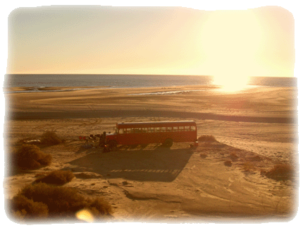 Tent at Baja beach