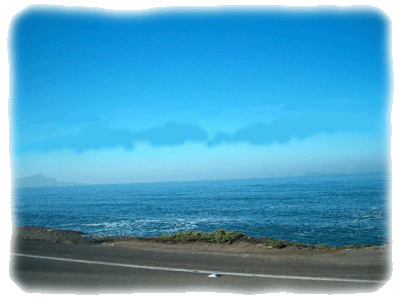 Pacific coast off of Ensenada
