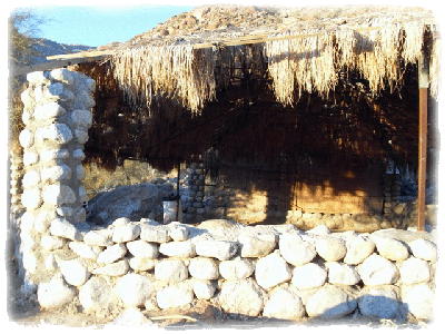 Palapa at oasis